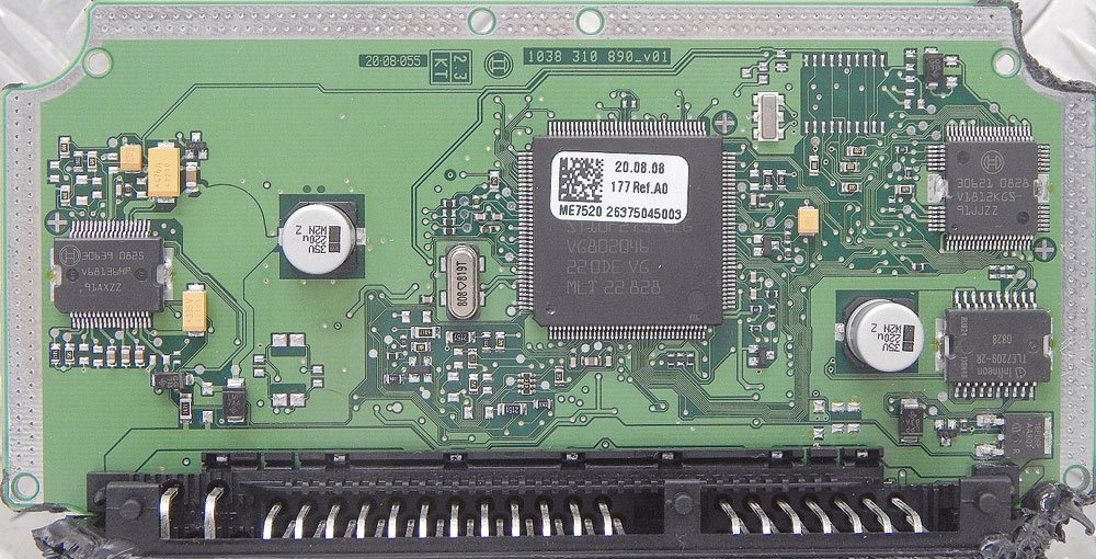 Placa eletrônica de módulo de injeção